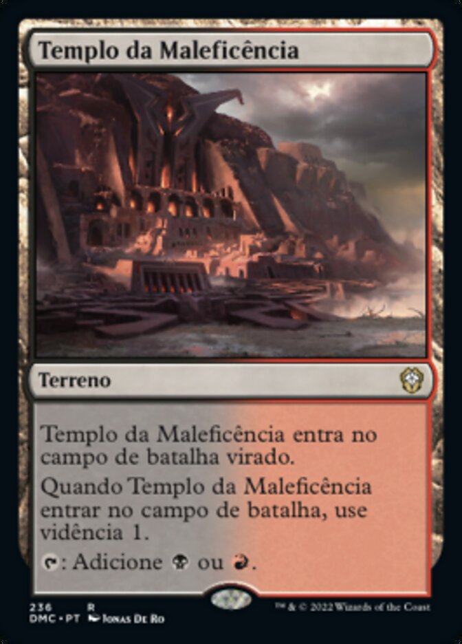Temple of Malice (Dominaria United Commander #236)