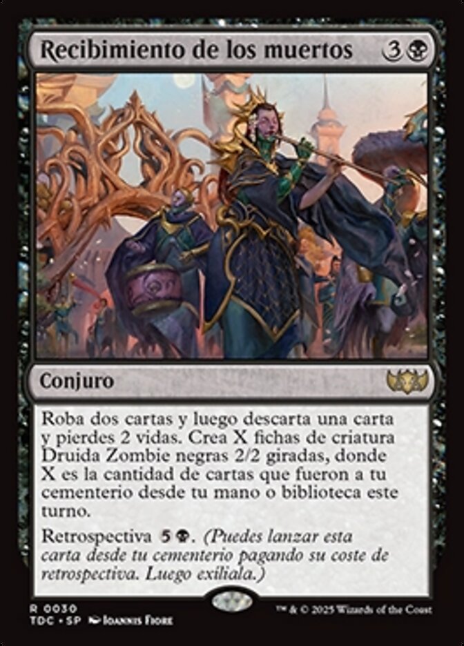 Recibimiento de los muertos