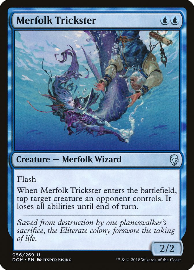 Merfolk Trickster (Dominaria #56)