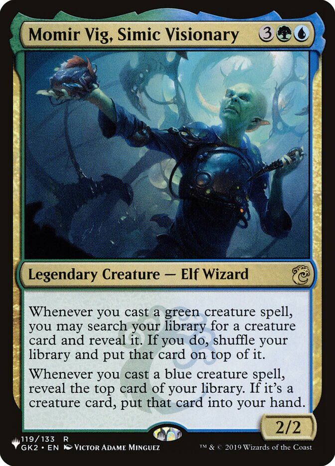 Momir Vig, Simic Visionary (The List #GK2-119)