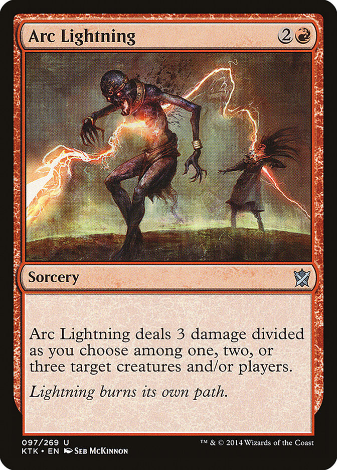 Arc Lightning (Khans of Tarkir #97)