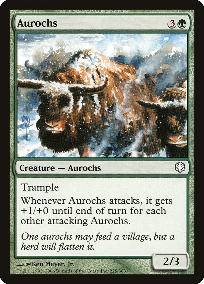 Aurochs (Coldsnap Theme Decks #225)