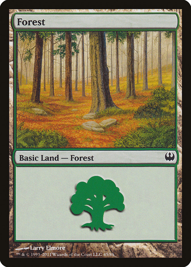 Forest (Duel Decks: Knights vs. Dragons #45)