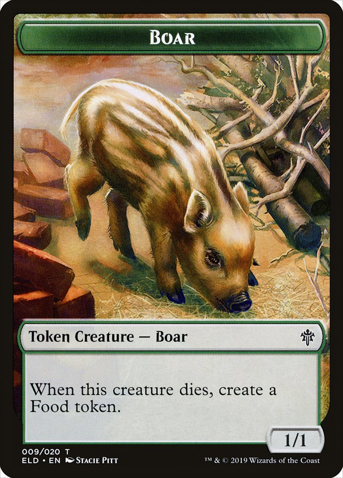 Boar (Throne of Eldraine Tokens #9)