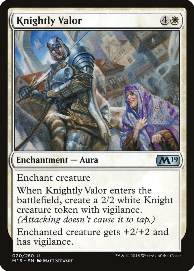 Knightly Valor (Core Set 2019 #20)