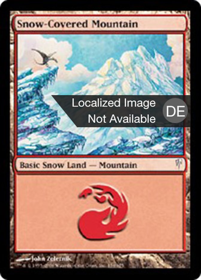 Snow-Covered Mountain (Coldsnap #154)