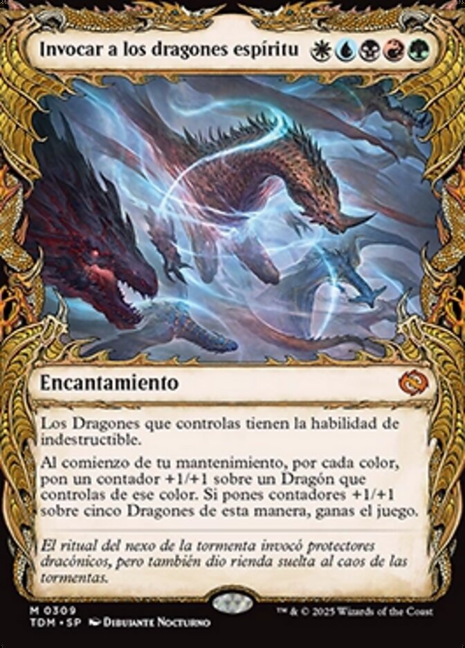 Invocar a los dragones espíritu