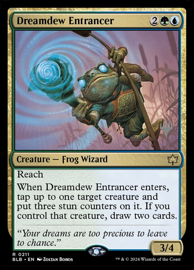 Dreamdew Entrancer (Bloomburrow Promos #211p)