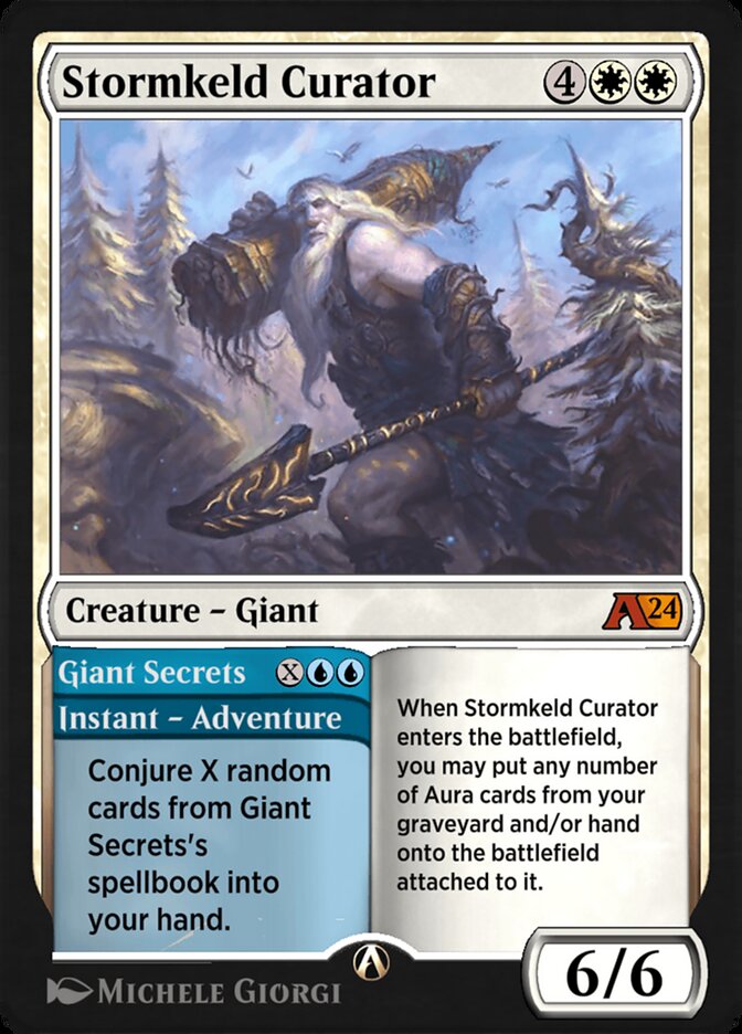 Stormkeld Curator // Giant Secrets (Alchemy: Wilds of Eldraine #26)
