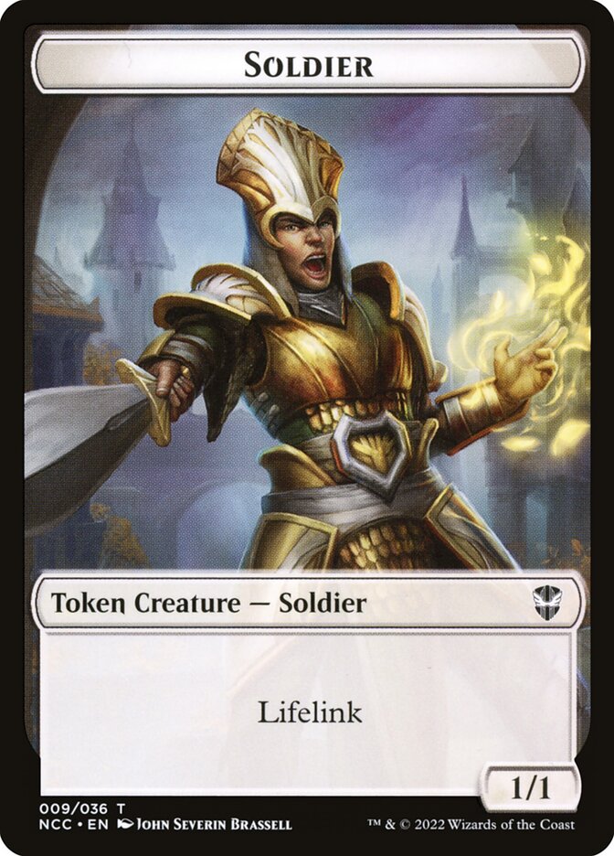 Soldier (New Capenna Commander Tokens #9)