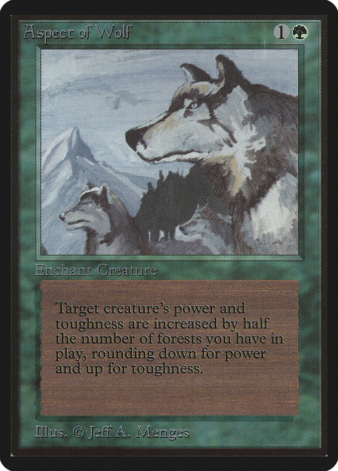 Aspect of Wolf (Limited Edition Beta #185)