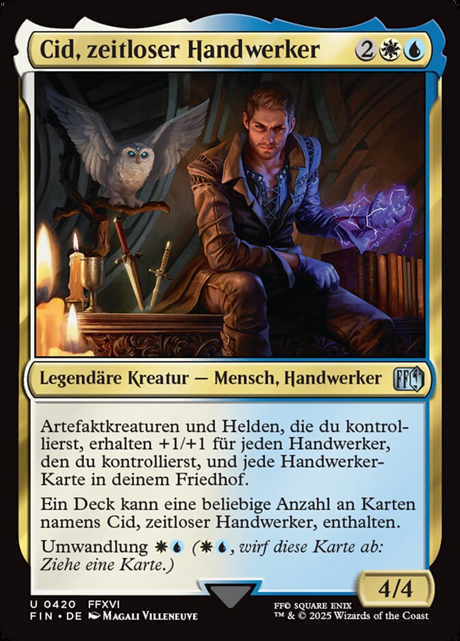 Cid, zeitloser Handwerker