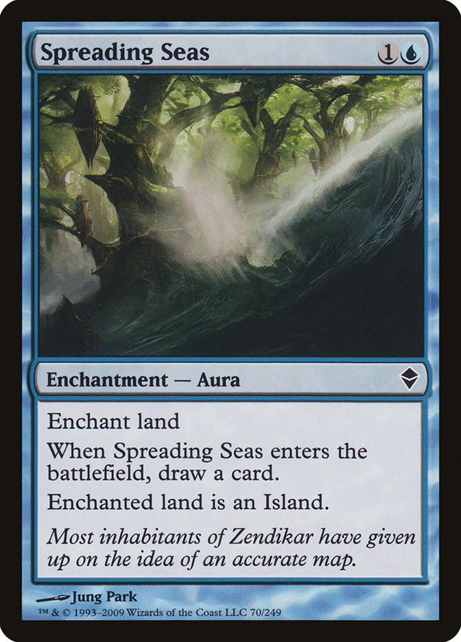 Spreading Seas (Zendikar #70)