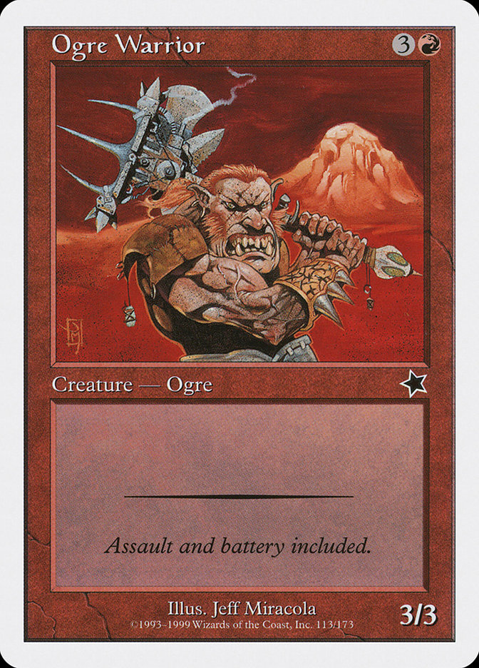 Ogre Warrior (Starter 1999 #113)