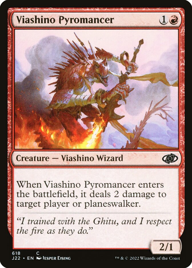 Viashino Pyromancer (Jumpstart 2022 #618)