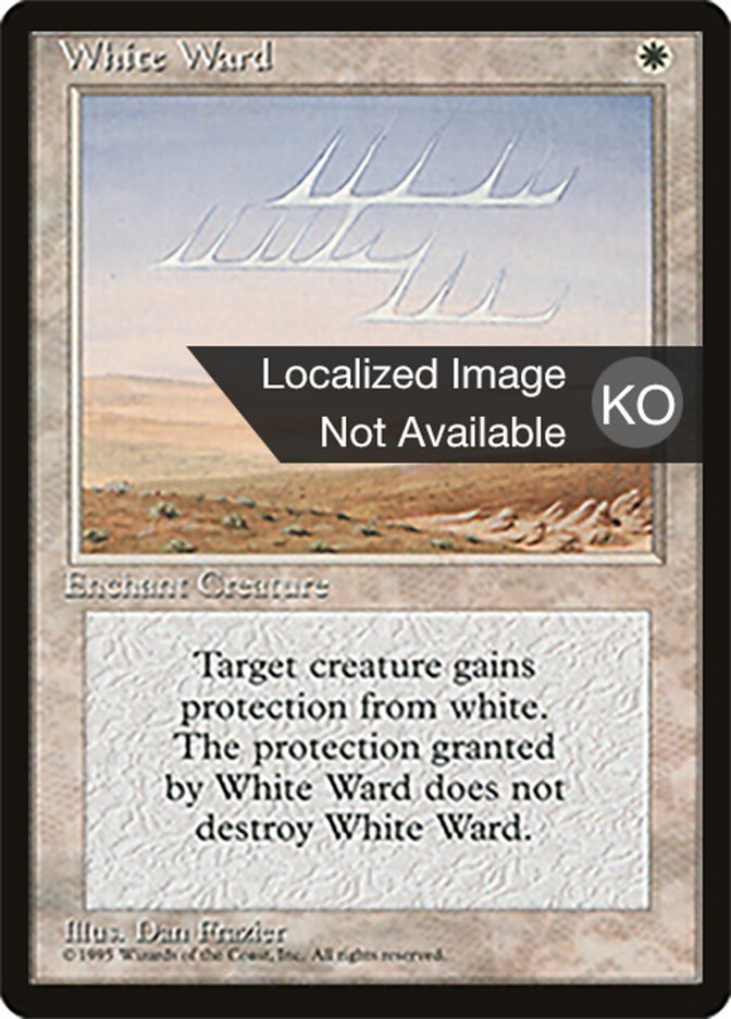 White Ward (Fourth Edition Foreign Black Border #57)