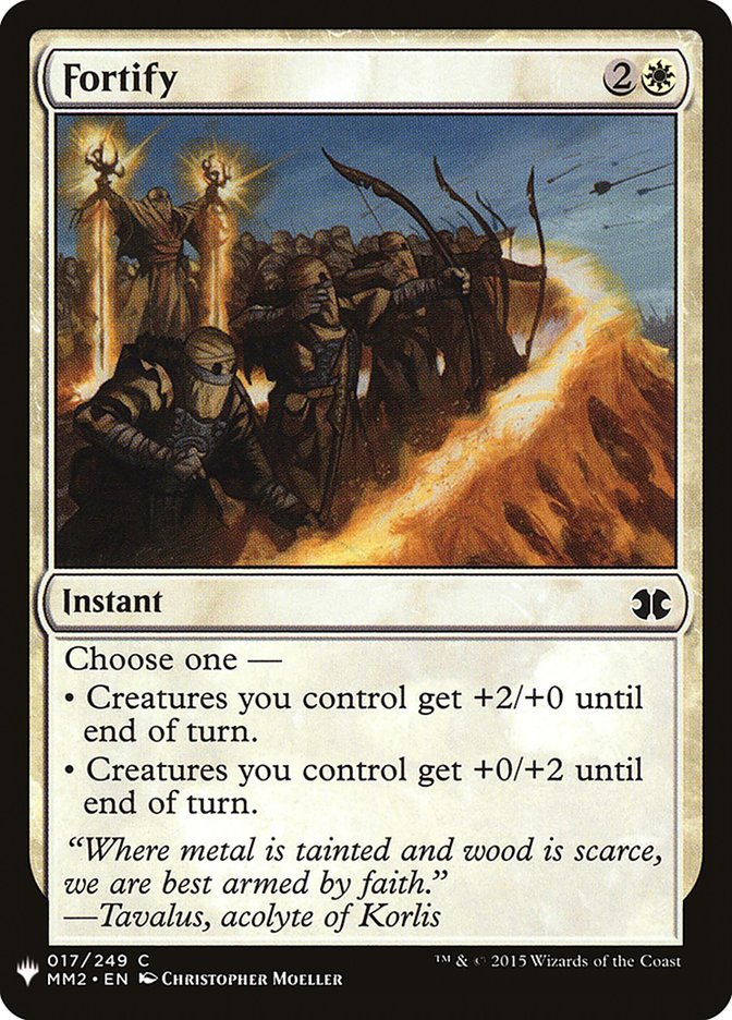Fortify (The List #MM2-17)