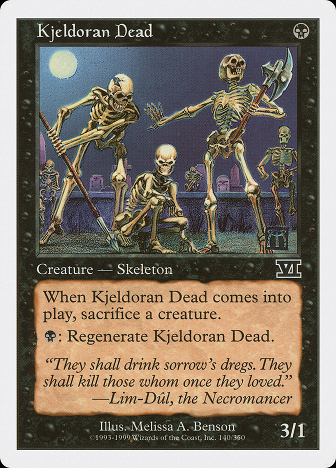 Kjeldoran Dead (Classic Sixth Edition #140)