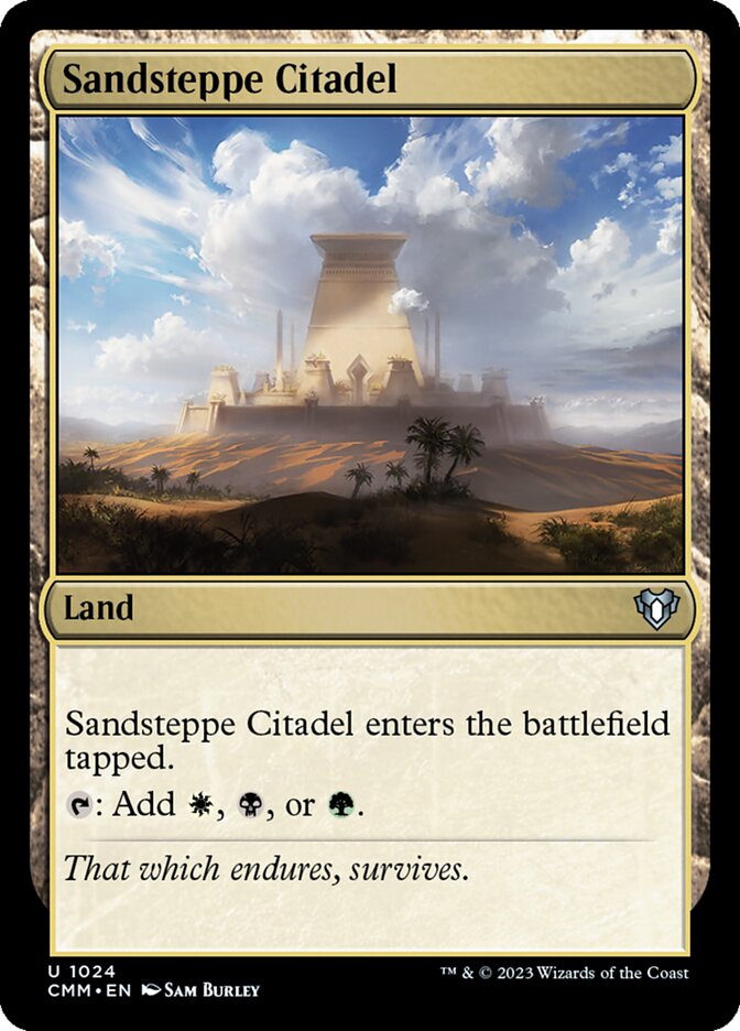 Sandsteppe Citadel (Commander Masters #1024)