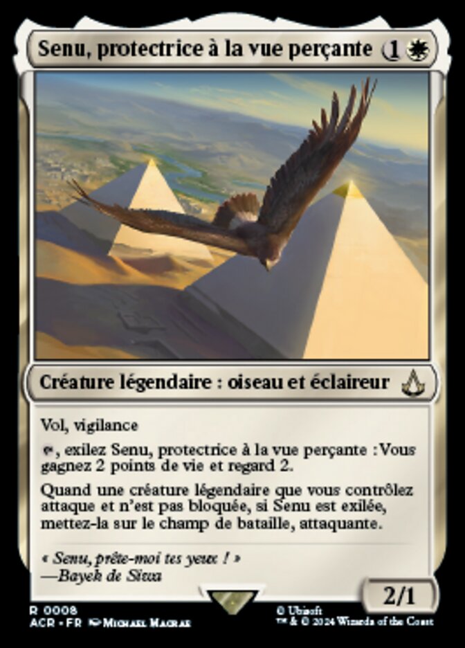 Senu, protectrice à la vue perçante