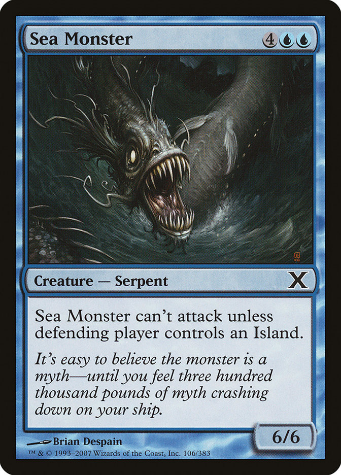 Sea Monster · Tenth Edition (10E) #106 · Scryfall Magic: The
