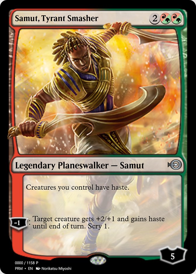 Samut, Tyrant Smasher (Magic Online Promos #72255)