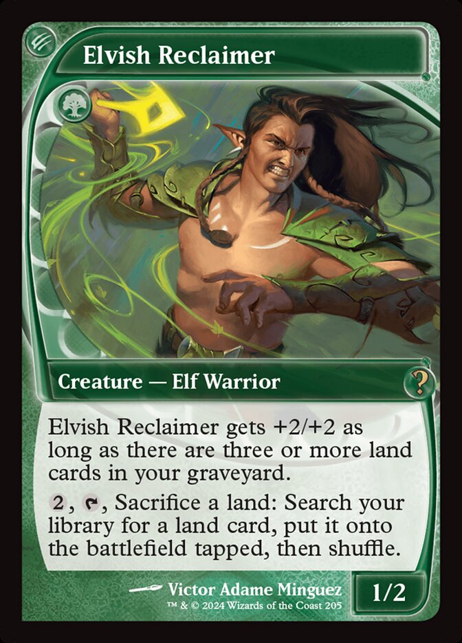 Elvish Reclaimer (Mystery Booster 2 #205)