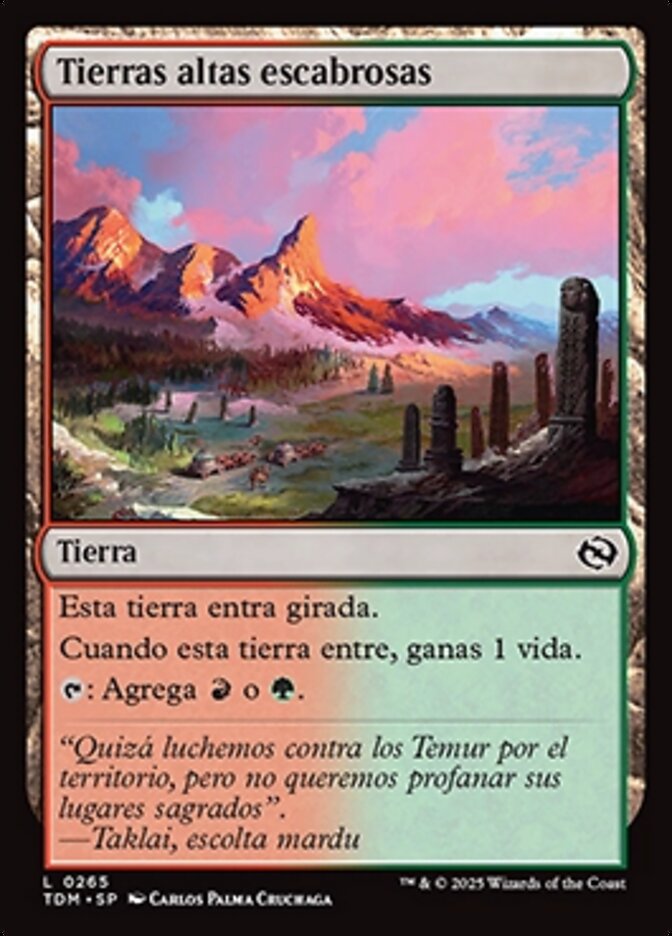 Tierras altas escabrosas