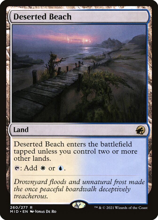 Deserted Beach (Innistrad: Midnight Hunt #260)