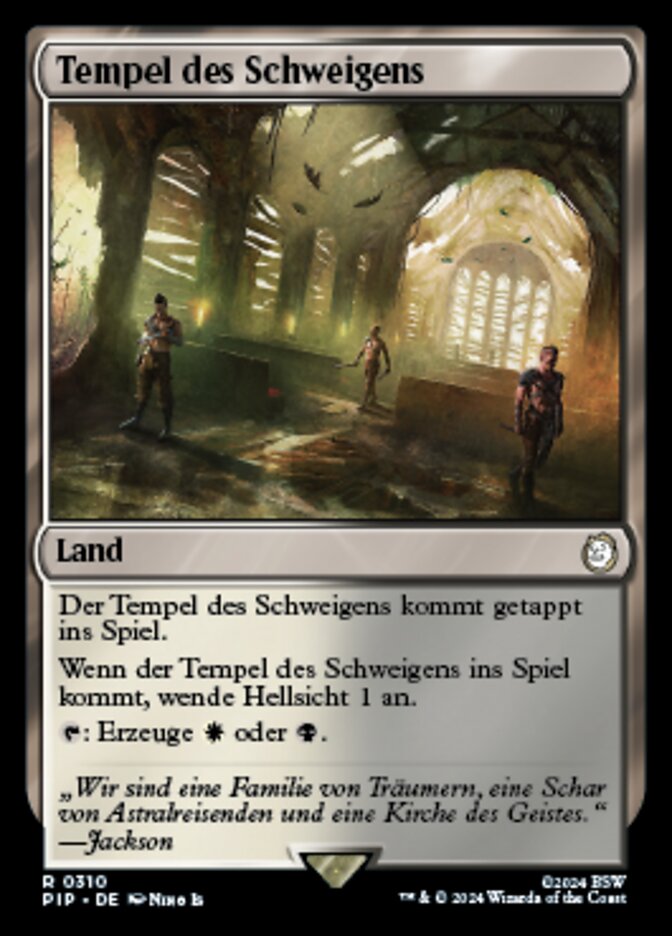 Tempel des Schweigens