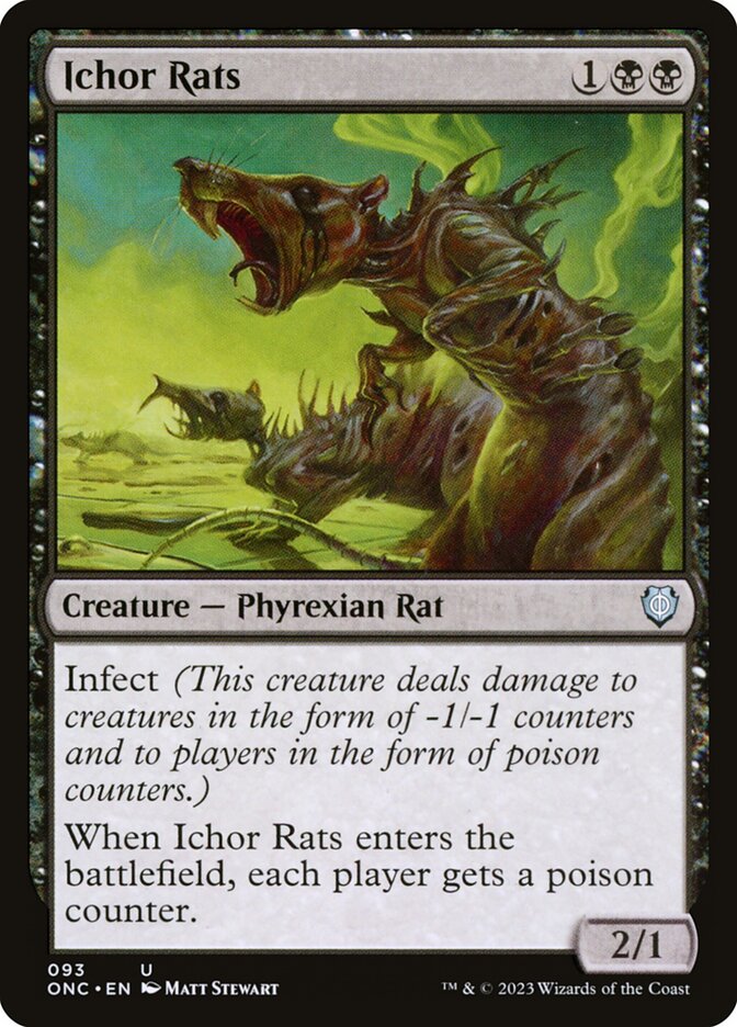 Ichor Rats (Phyrexia: All Will Be One Commander #93)