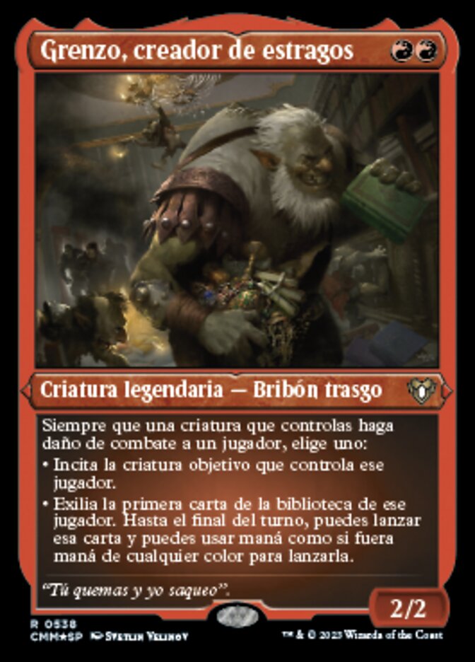 Grenzo, creador de estragos