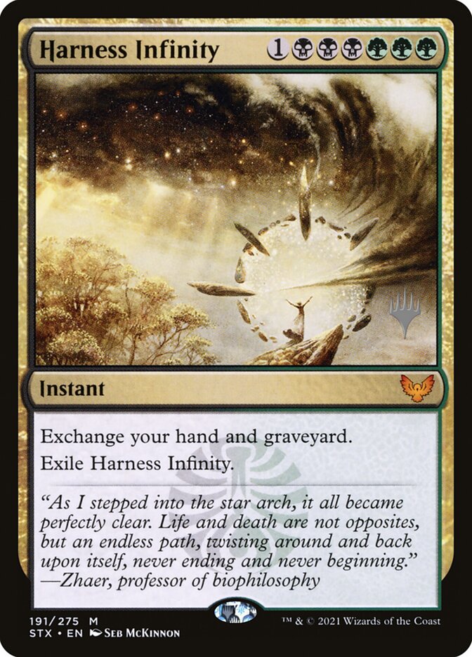 Harness Infinity (Strixhaven: School of Mages Promos #191p)