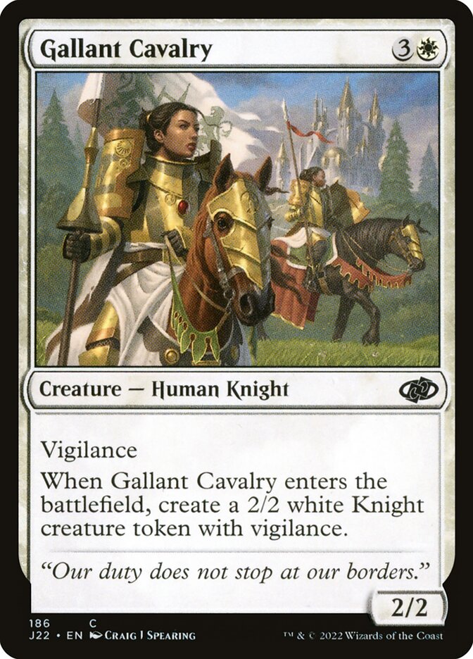 Gallant Cavalry (Jumpstart 2022 #186)