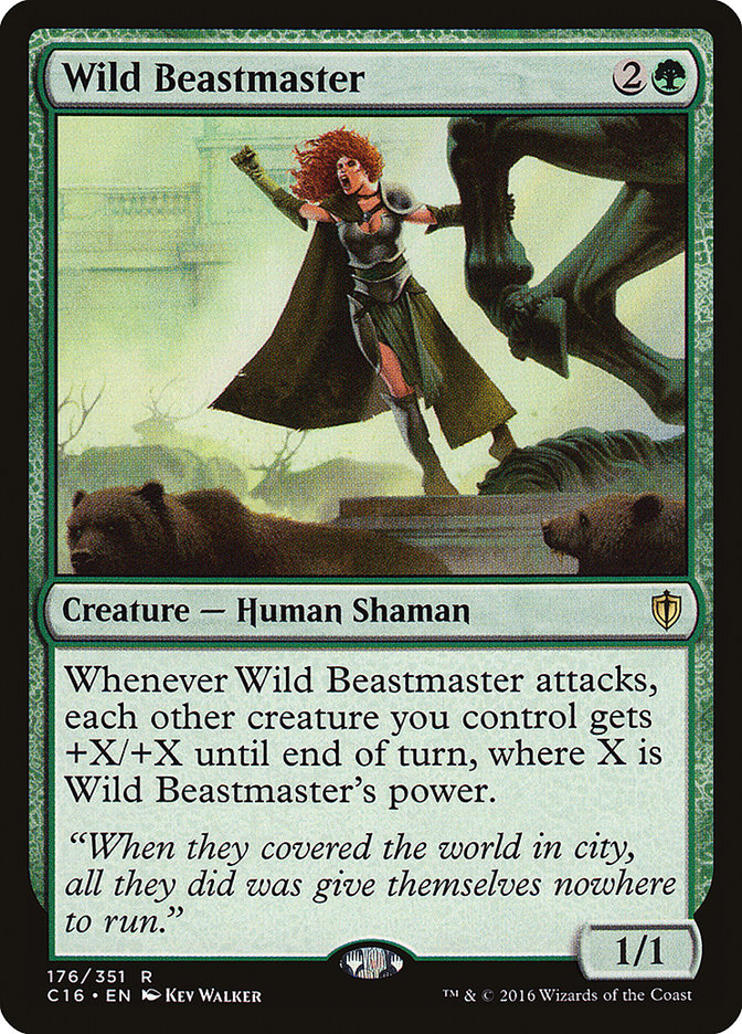 Wild Beastmaster (Commander 2016 #176)