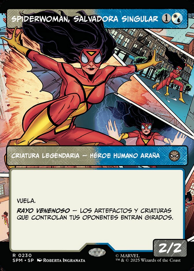Spiderwoman, salvadora singular