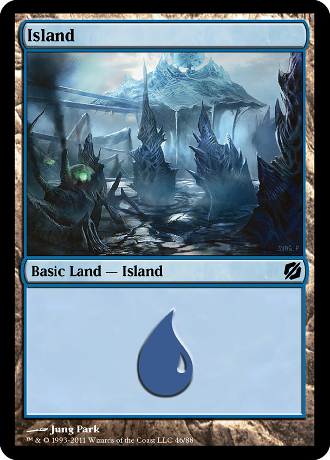 Island (Duel Decks: Mirrodin Pure vs. New Phyrexia #46)