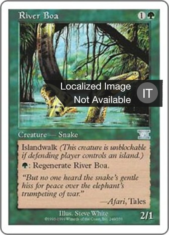 River Boa (Classic Sixth Edition #249)