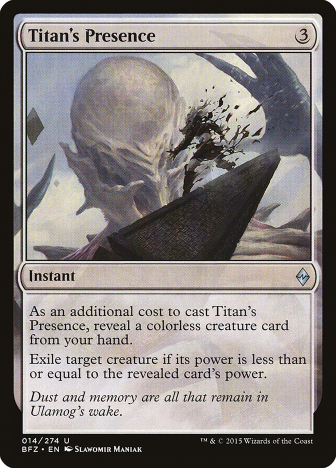 Titan's Presence (Battle for Zendikar #14)