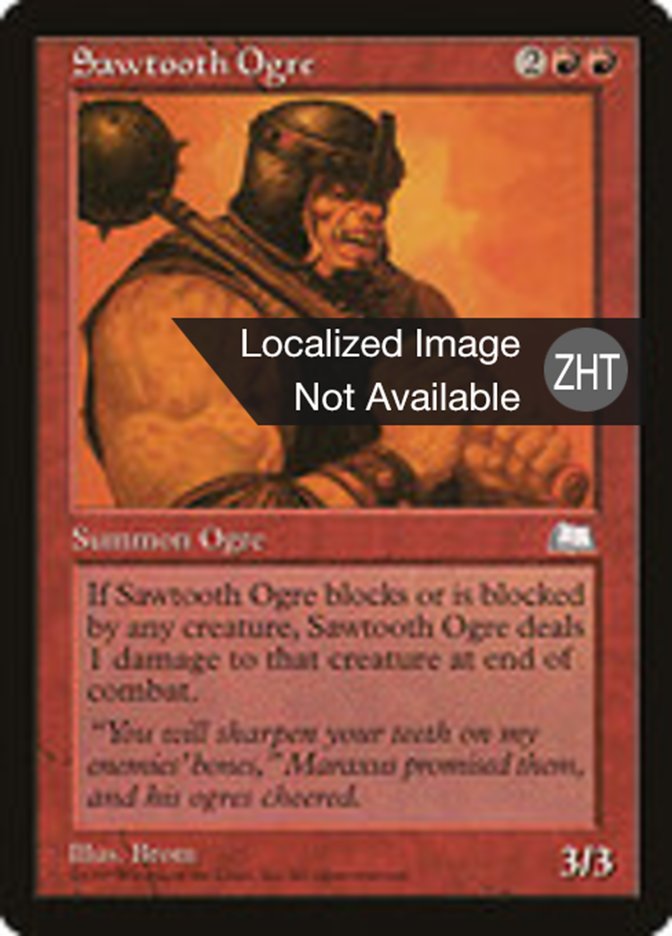 Sawtooth Ogre (Weatherlight #114)
