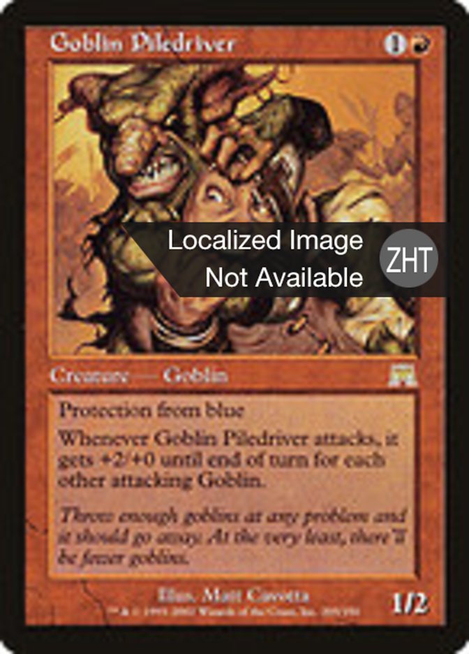 Goblin Piledriver (Onslaught #205)