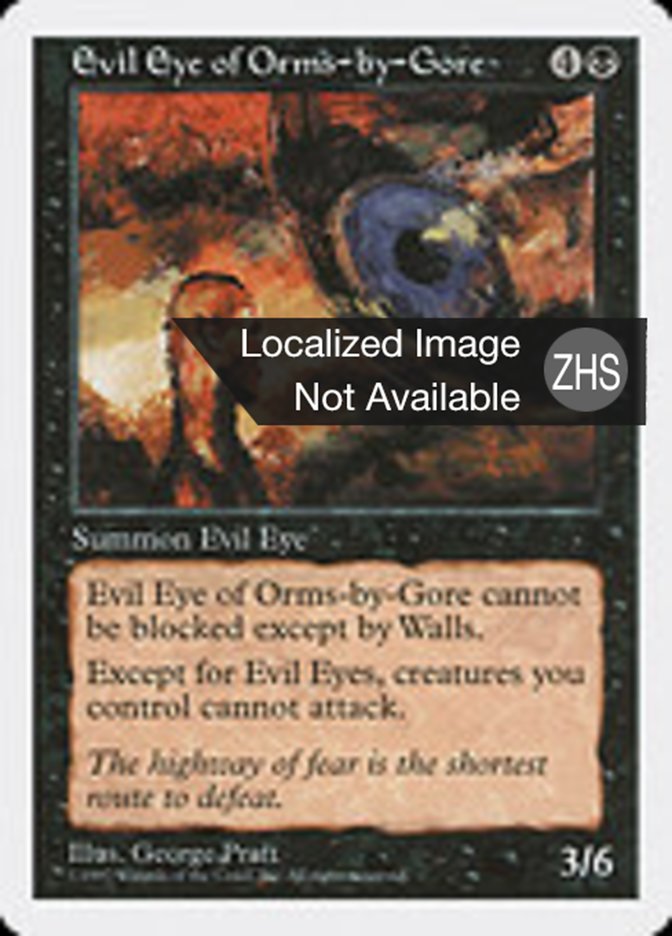 Evil Eye of Orms-by-Gore (Fifth Edition #159)