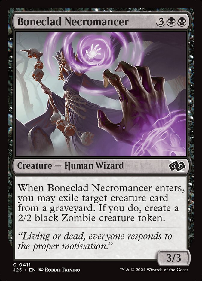 Boneclad Necromancer (Foundations Jumpstart #411)