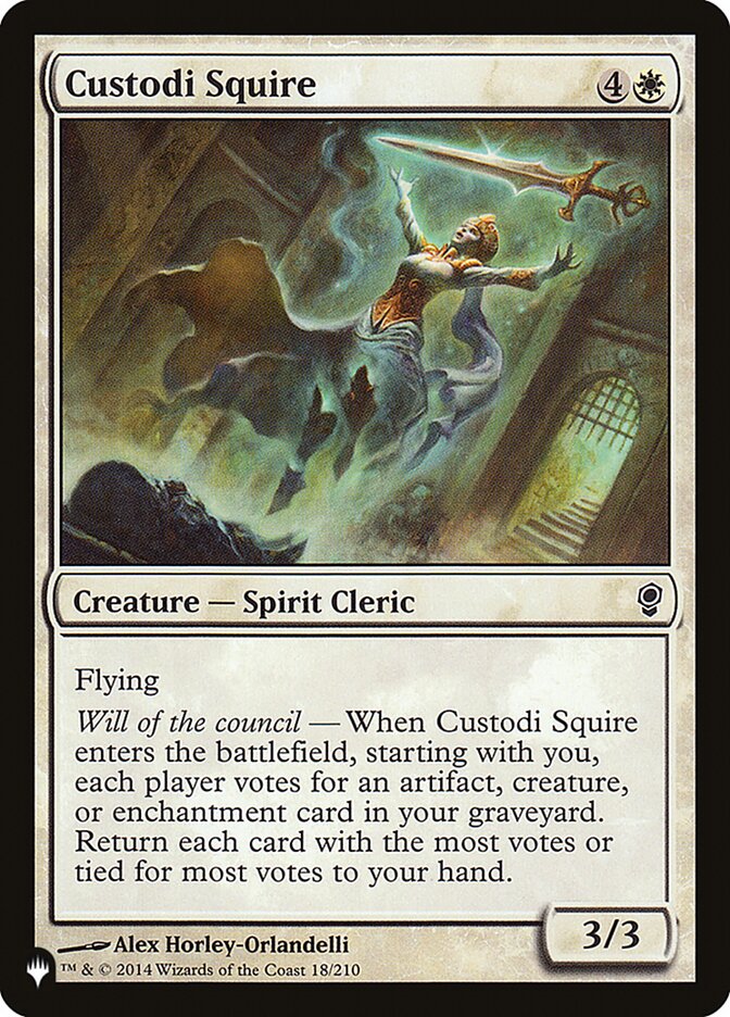 Custodi Squire (The List #CNS-18)