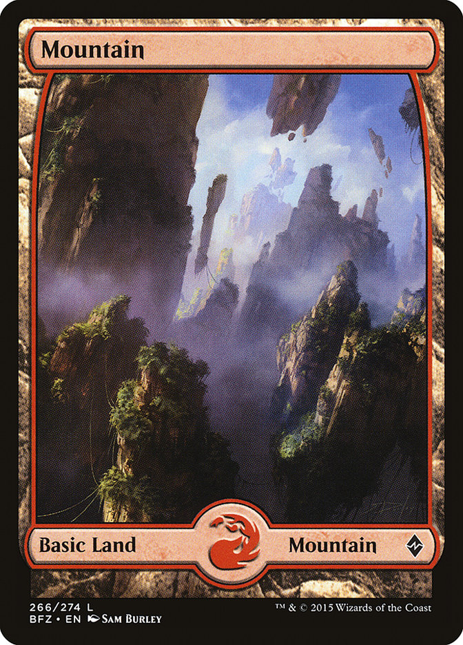 Mountain · Battle for Zendikar (BFZ) #266 · Scryfall Magic The 