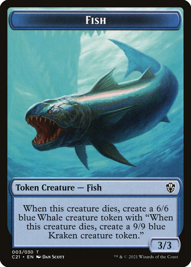 Fish (Commander 2021 Tokens #3)