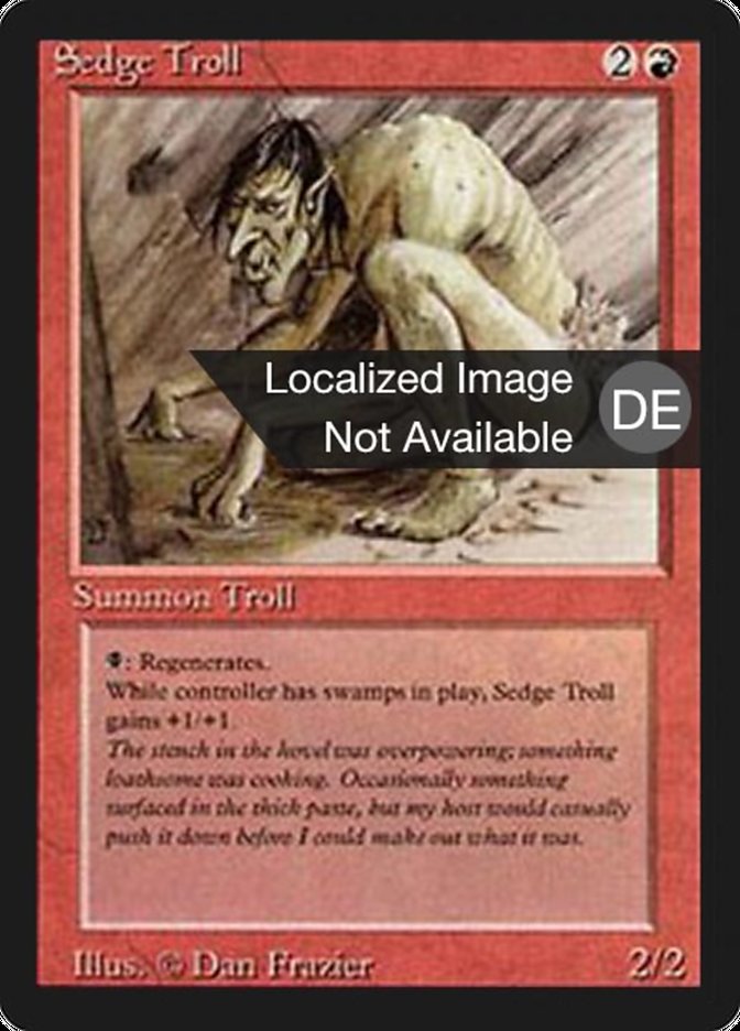 Sedge Troll (Foreign Black Border #174)