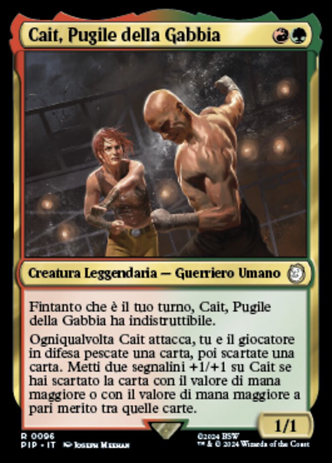 Cait, Pugile della Gabbia