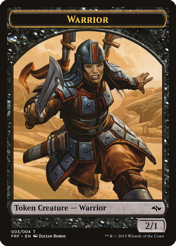 Warrior (Fate Reforged Tokens #3)