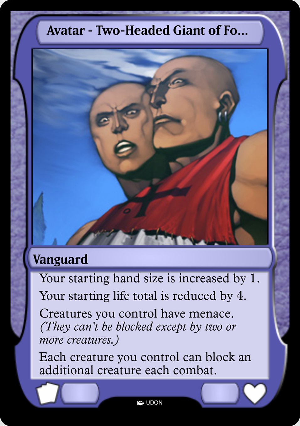 Two-Headed Giant of Foriys Avatar (Magic Online Avatars #36)